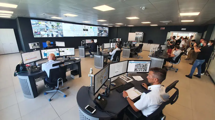 La smart control room del Tronchetto, gestita dal Comune