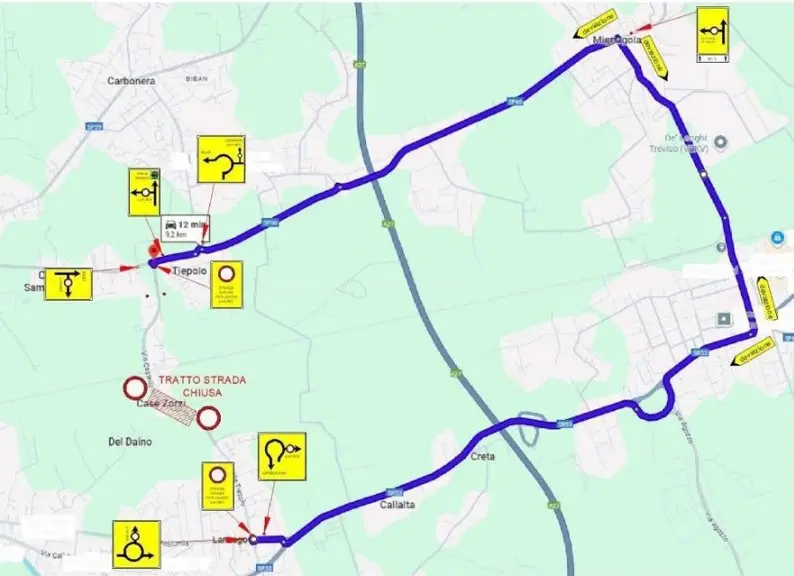 La viabilità alternativa tra Silea e Carbonera