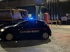 I carabinieri sul luogo dell'incidente in Sesa