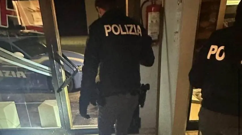 Il sopralluogo della polizia