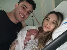 Elena Nicol Pasqualotti con Vinicio Modolo e la piccola Odette