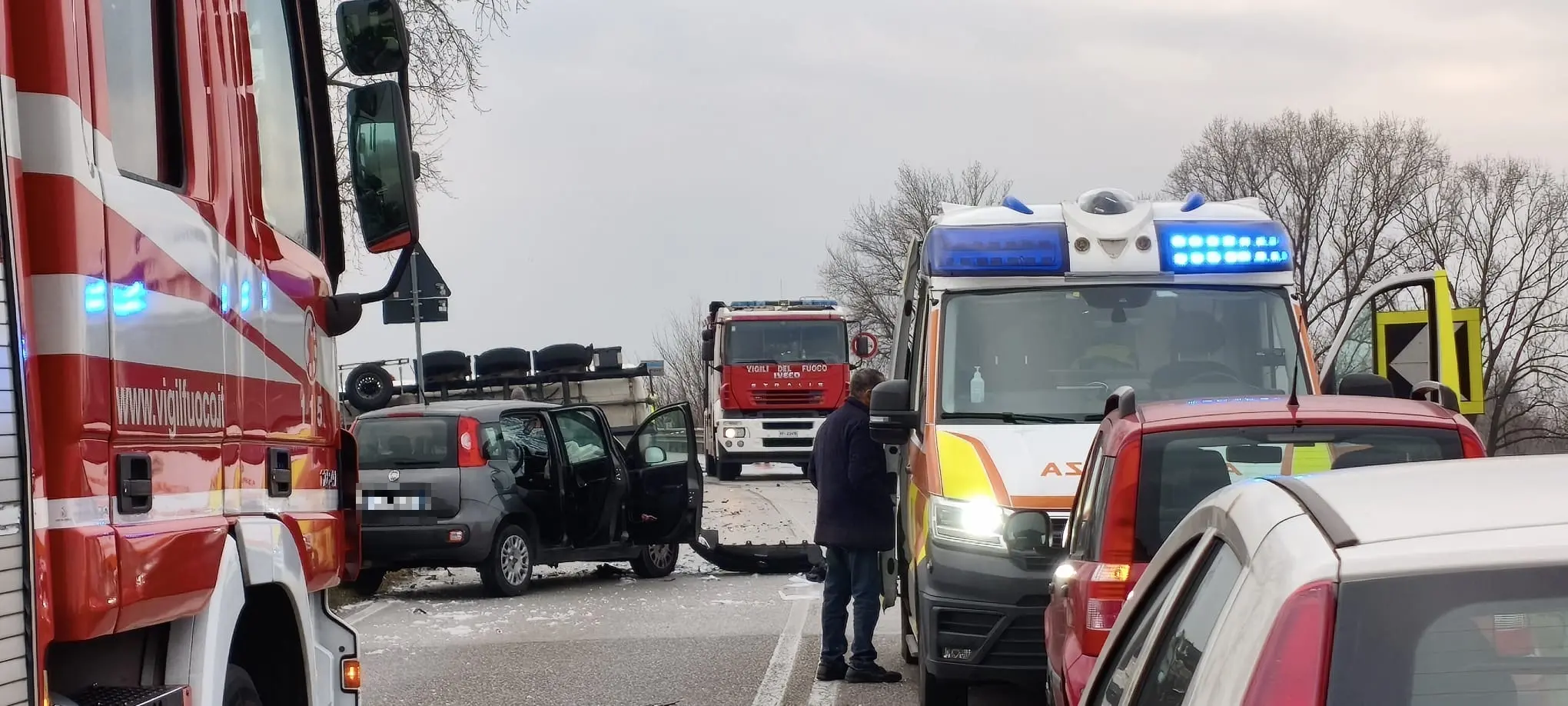 Il luogo dell'incidente