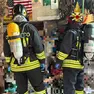 I vigili del fuoco nel garage della tragedia