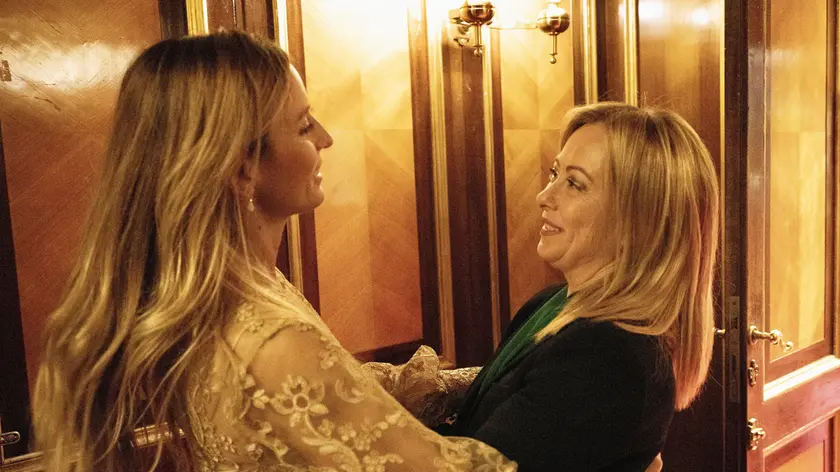 Beatrice Venezi con la premier Giorgia Meloni