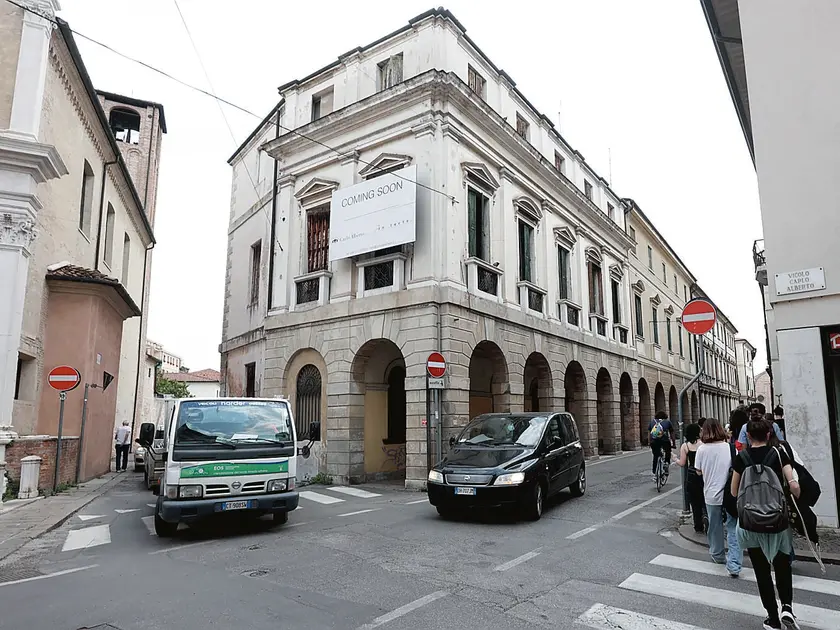 Via Carlo Alberto a Treviso, dove è avvenuta l'aggressione