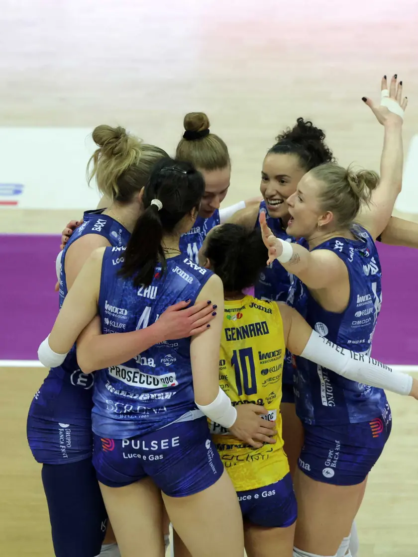 L'Imoco batte Bergamo in tre set al Palaverde