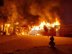 Il Cable Park in fiamme