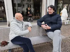 Riccardo Pittis con Domenico Basso