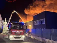 I vigili del fuoco a Motta di Livenza