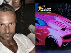 Umberto Zoja, 59 anni, e una delle auto acquistate con la truffa delle pentole