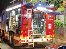 Un intervento dei vigili del fuoco