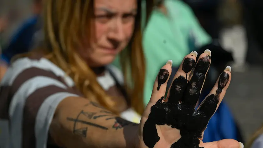 Una manifestazione contro le violenze sessuali sulle donne