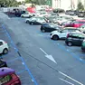 Le nuove strisce blu al parcheggio Cantarane a Treviso (fotofilm)