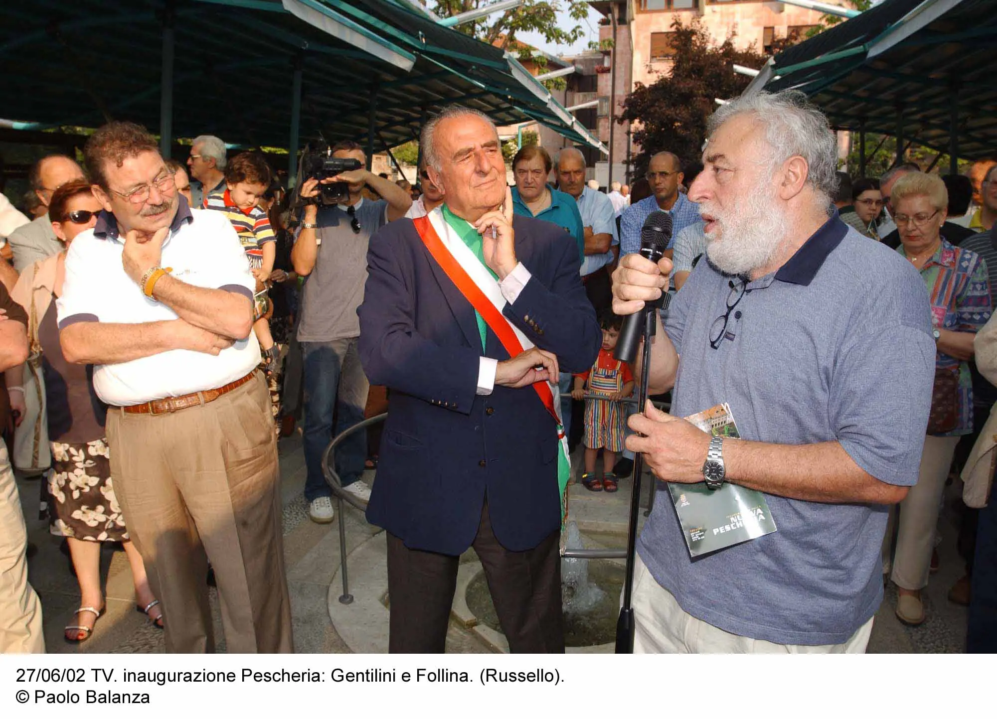 L'inaugurazione della Pescheria a Treviso con Gentilini