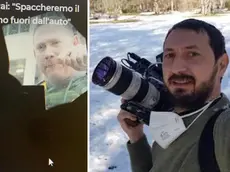 A sinistra un frame tratto dal programma Rai “In mezz’ora”, a destra Daniele Babbo