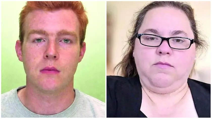 Il presunto assassino James Morton e la vittima Gloria De Lazzari