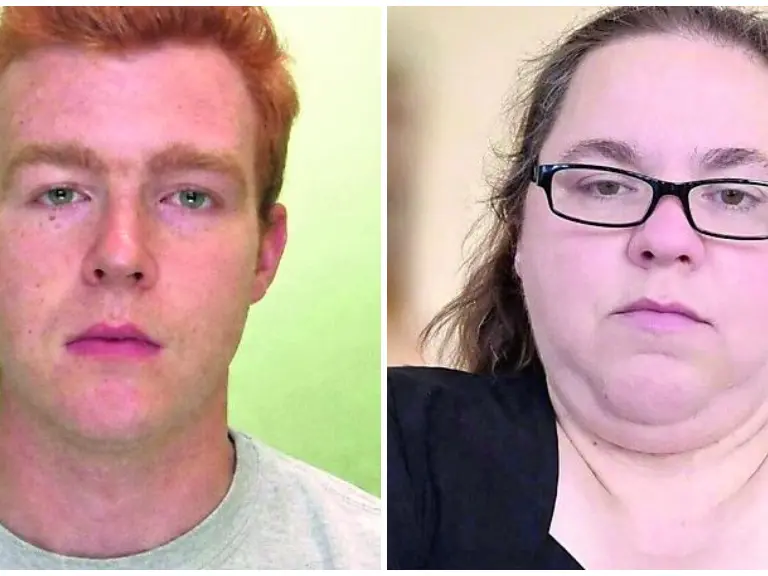 Il presunto assassino James Morton e la vittima Gloria De Lazzari