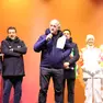 Il presidente del Consiglio regionale Luca Zaia sul palco a Cortina