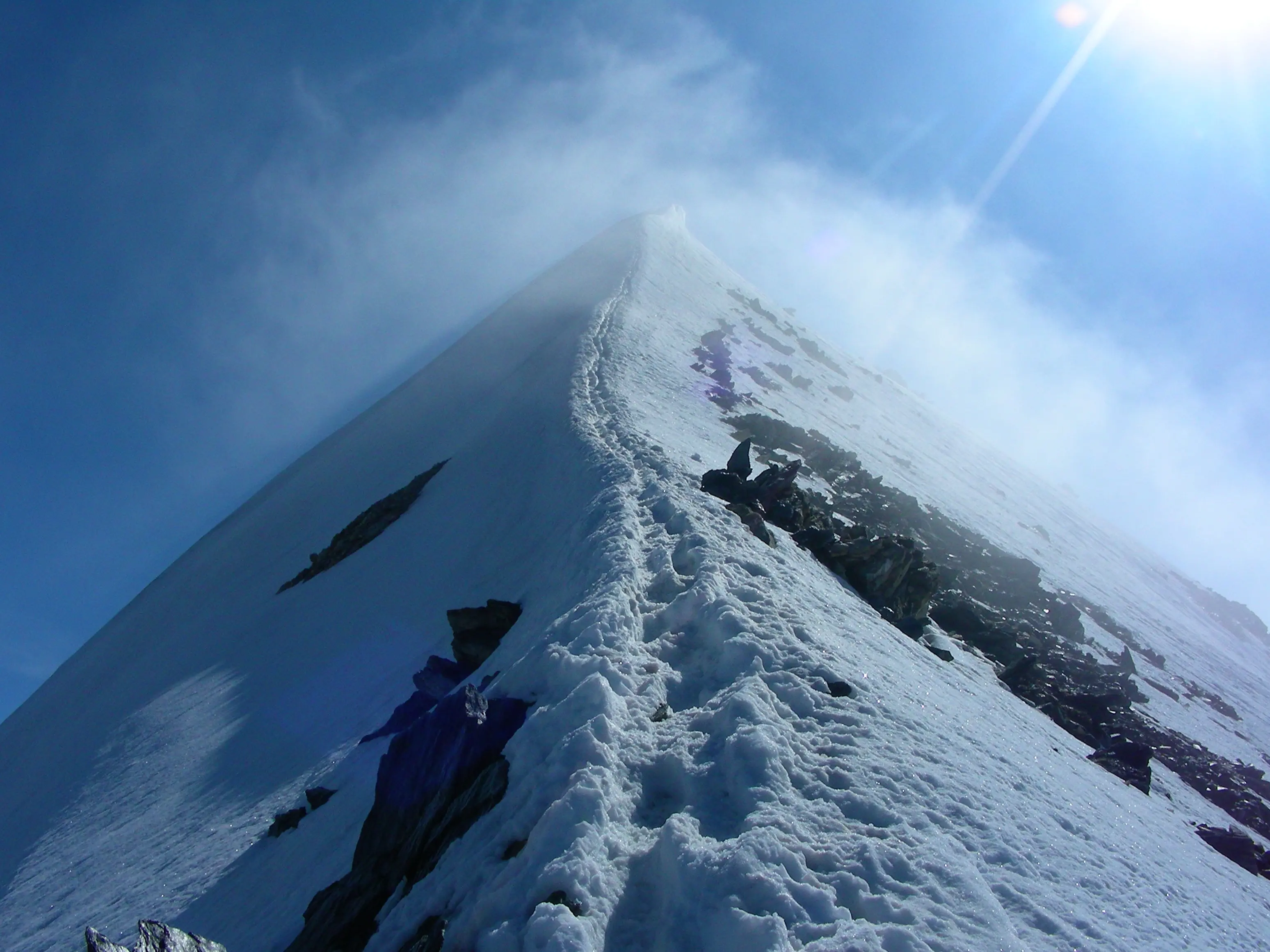 Felice Pellizzari. Seguendo le orme. Felice Pellizzari. Tofana di Rozes (BL), 05/09/2009. Verso la Cima!
