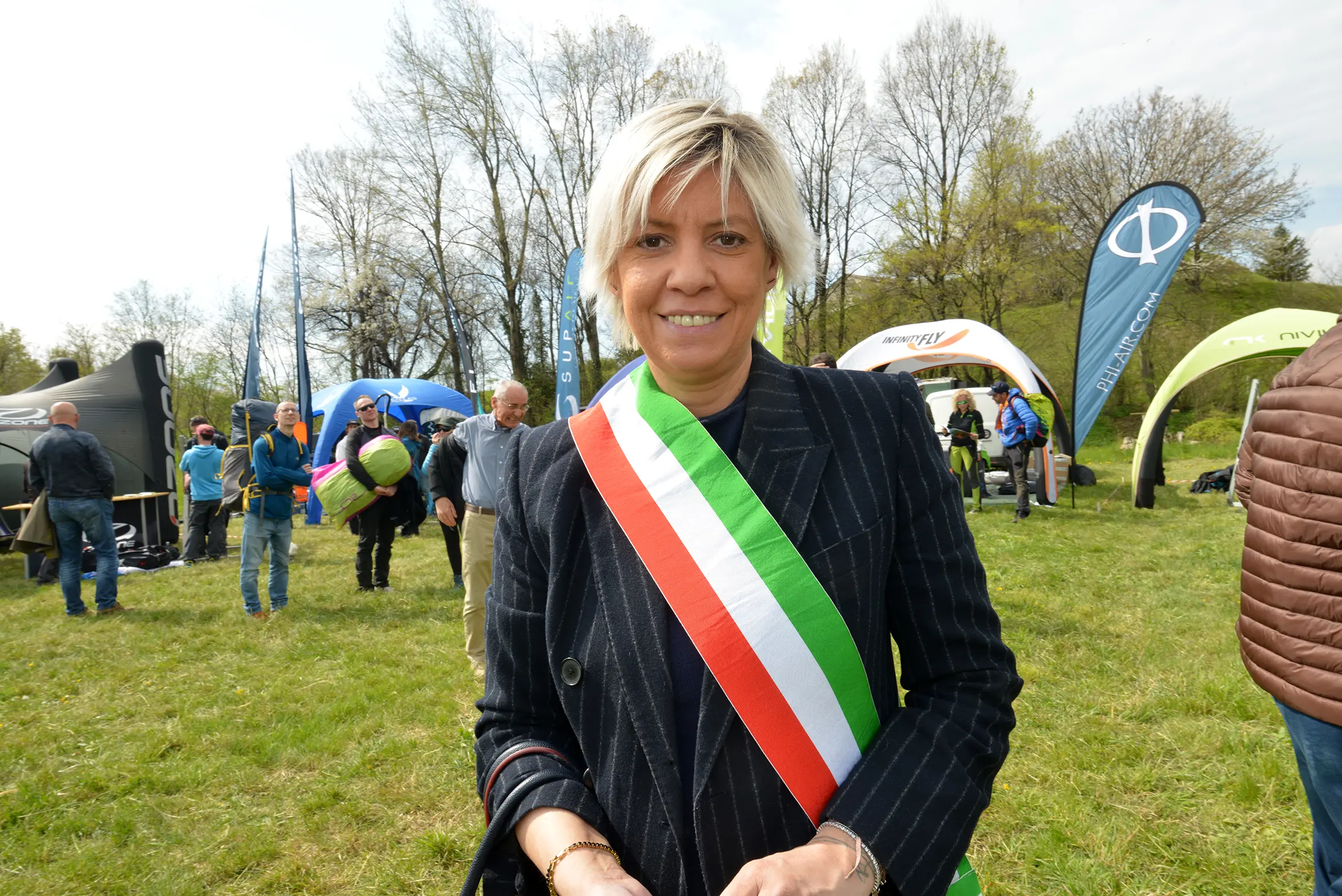 La sindaca Annalisa Rampin