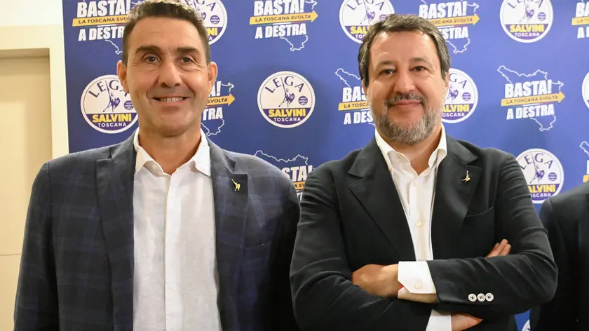 Roberto Vannacci e Matteo Salvini