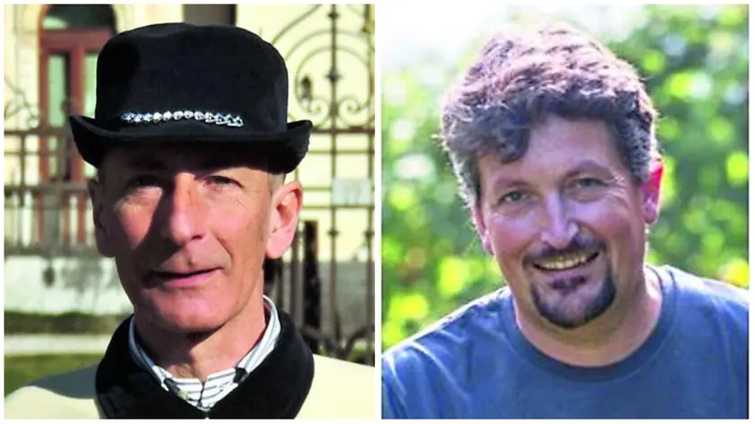 Enrico Bortolomiol, Gran Maestro della Confraternita, e Maurizio Favrel, presidente del Comitato