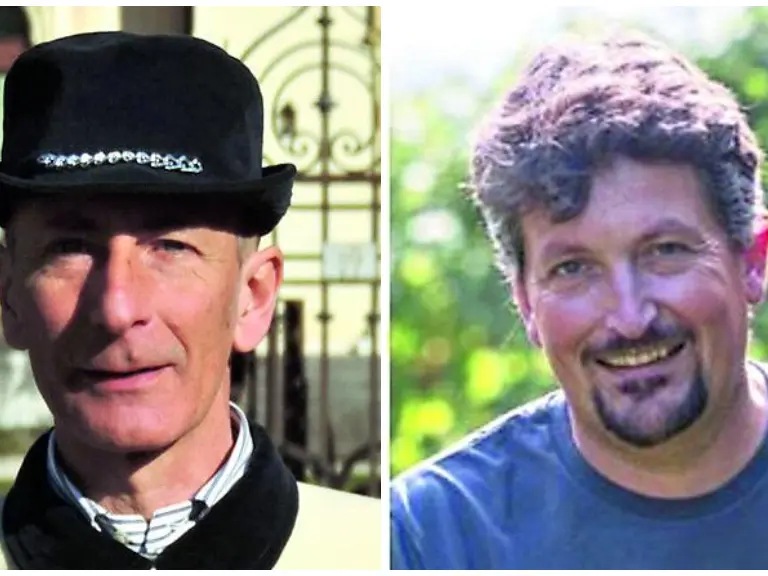 Enrico Bortolomiol, Gran Maestro della Confraternita, e Maurizio Favrel, presidente del Comitato