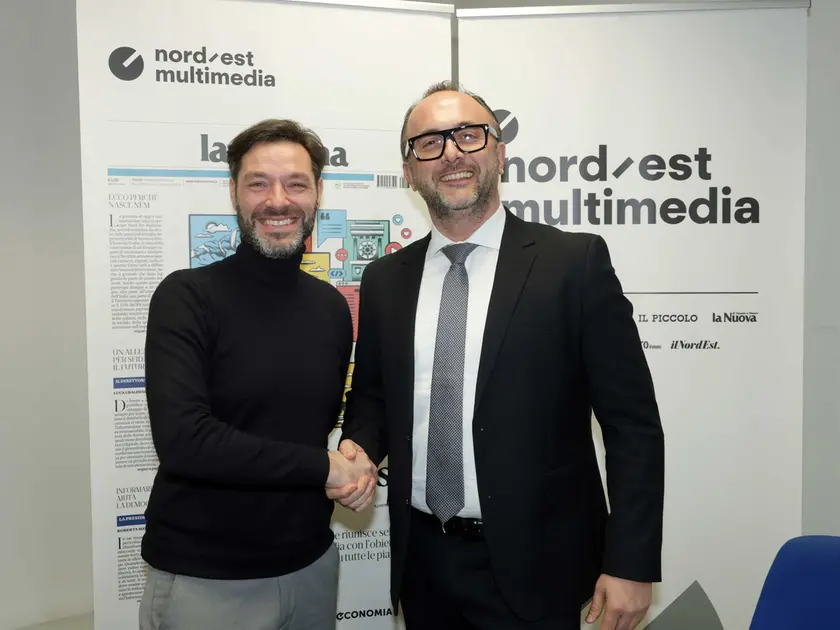 Marco Donadel, sindaco leghista di Roncade, e Luca Durighetto, sindaco civico di Zero Branco