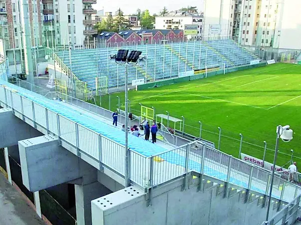 Lo stadio Omobono Tenni di Treviso in via Foscolo.