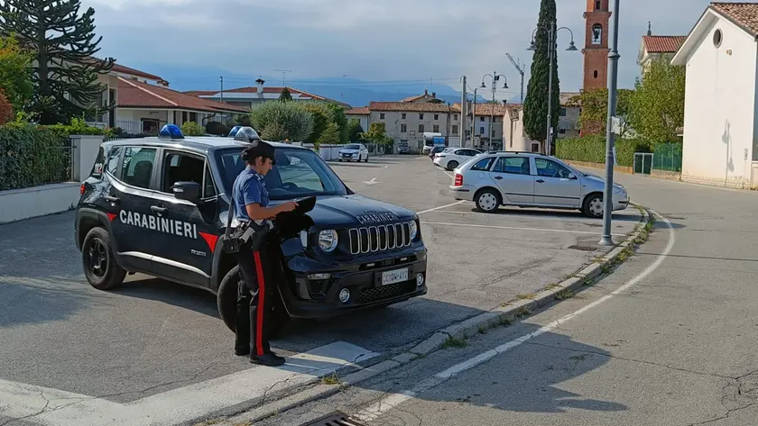 Controlli dei carabinieri di Montebelluna