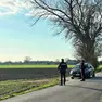 I carabinieri a Malcontenta sul luogo del ritrovamento del corpo di Sergiu Tarna