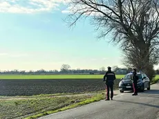 I carabinieri a Malcontenta sul luogo del ritrovamento del corpo di Sergiu Tarna