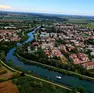 Il fiume Sile visto dall'alto