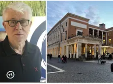 Graziano Debellini, a destra il Pedrocchi