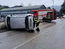 L'incidente in via Castelletto a Follina