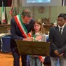 Il giuramento a Palazzo dei Trecento per la sindaca dei ragazzi, la piccola Giorgia Favarato