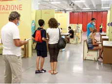 Il centro vaccinale anti Covid all'ex Maber a Villorba