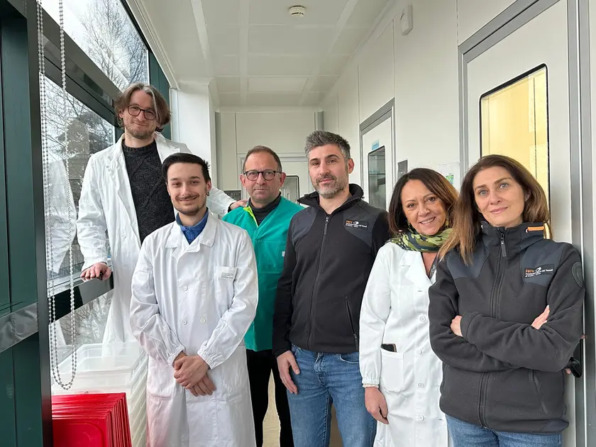 Lo staff della Banca dei tessuti di Treviso