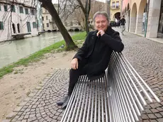 Red Canzian e la panchina sul Cagnan