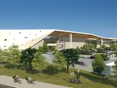 Progetto rendering del previsto centro Hill Montello