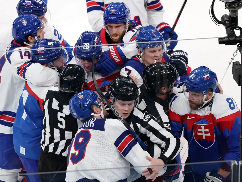 USA e Slovacchia nella semifinale di hockey maschile ai Giochi di Milano Cortina