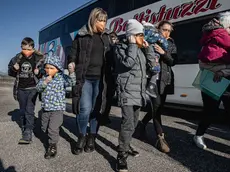 L’arrivo del primo gruppo a Conegliano nel 2022