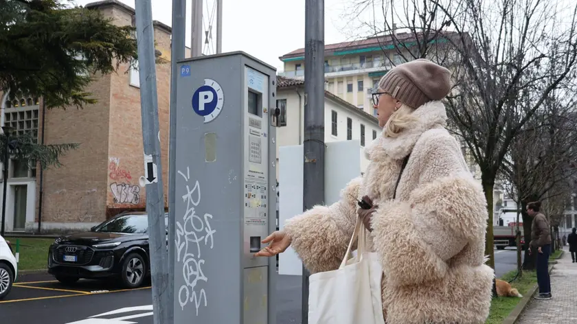 Il pagamento dei parcheggi a Treviso