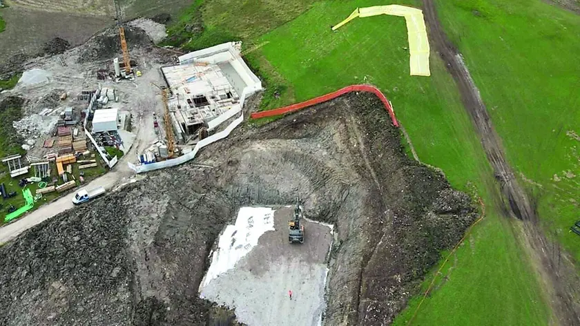 Lo squarcio che si è aperto a Socrepes nel mese di agosto dell’anno scorso