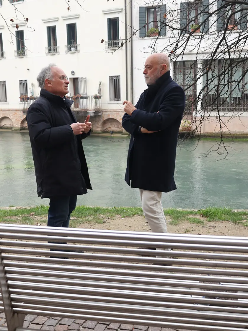 Andrea Bellieni con Domenico Basso