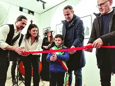 Il momento del taglio del nastro avvenuto lo scorso 12 febbraio alla presenza del sindaco Mario Conte