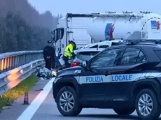 Il luogo dello schianto. FOTO PÒRCILE