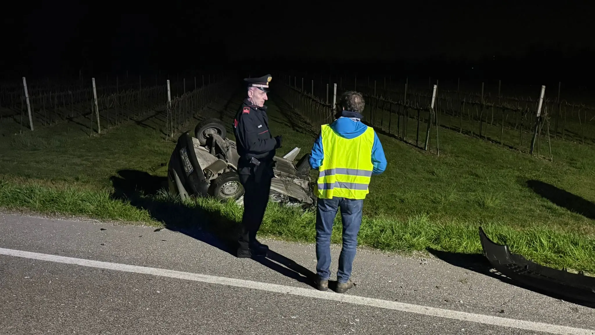 I rilevamenti dei carabinieri