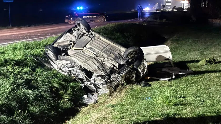 L'auto del 29enne morto nell'impatto