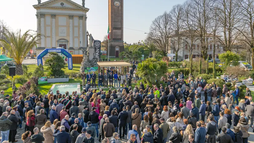 L'inaugurazione della Fiera Ortovivaistica di Bessica. La giornata è stata purtroppo segnata da una tragedia